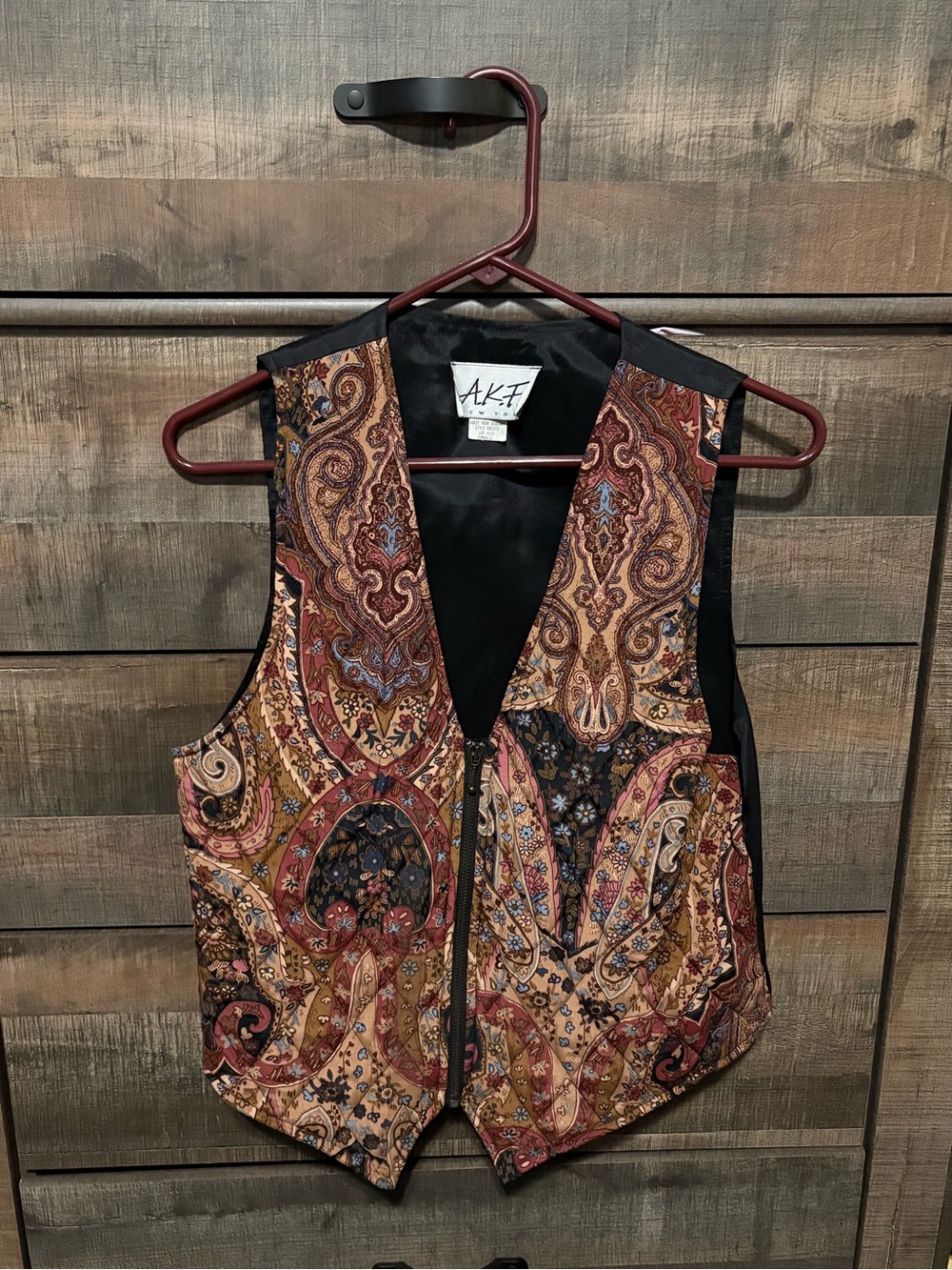Vintage Paisley Print Lightweight A.K.F Women’s Vest